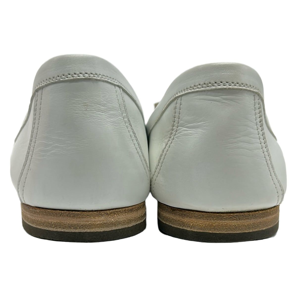 Hermes Loafers White Leather — view 3