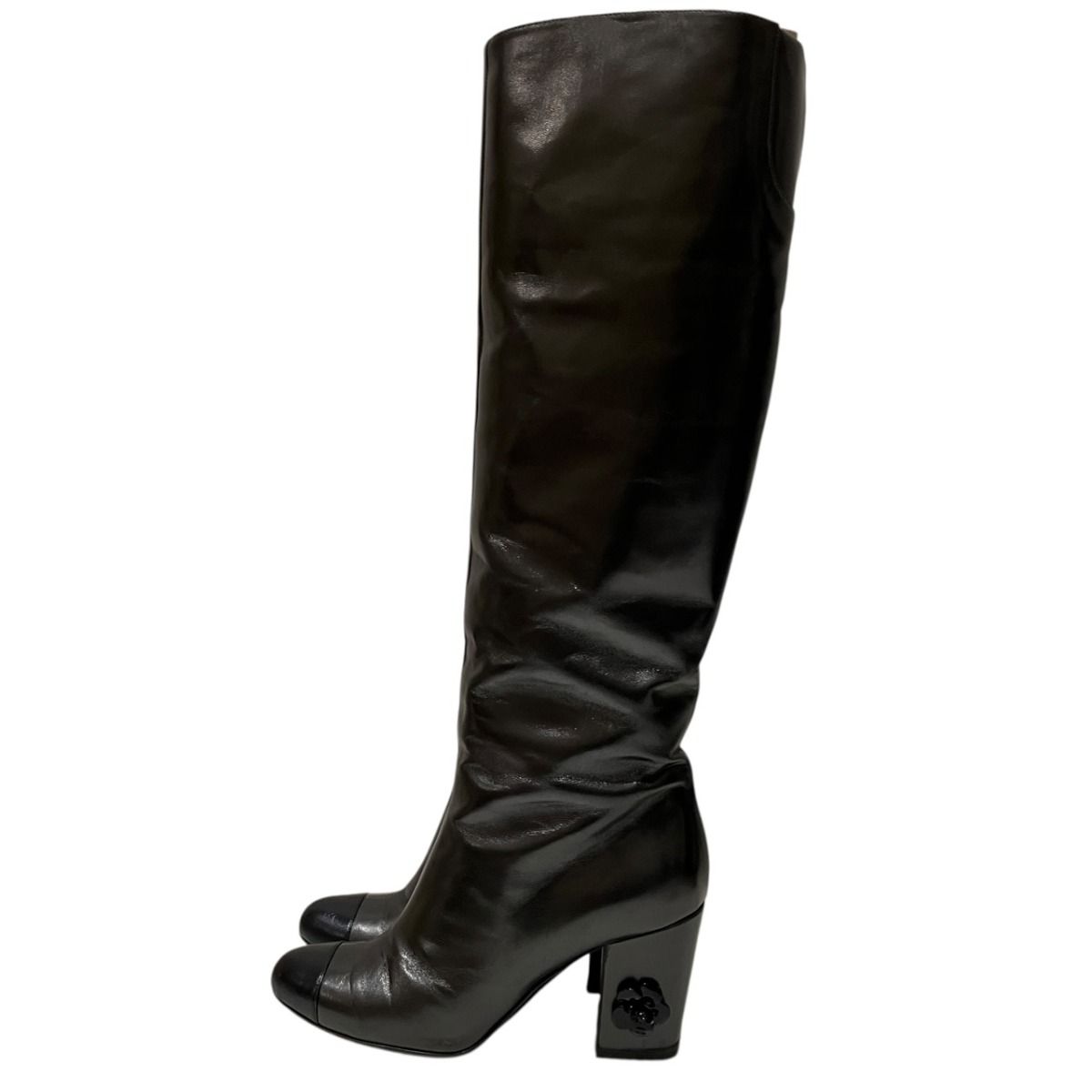 Chanel Camellia Boots Leather — view 2