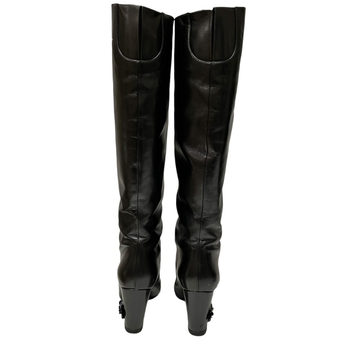 Chanel Camellia Boots Leather — view 7