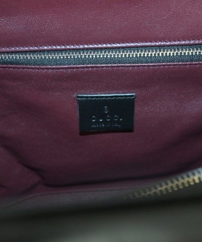 Gucci Leather Tote Bag Black — view 4