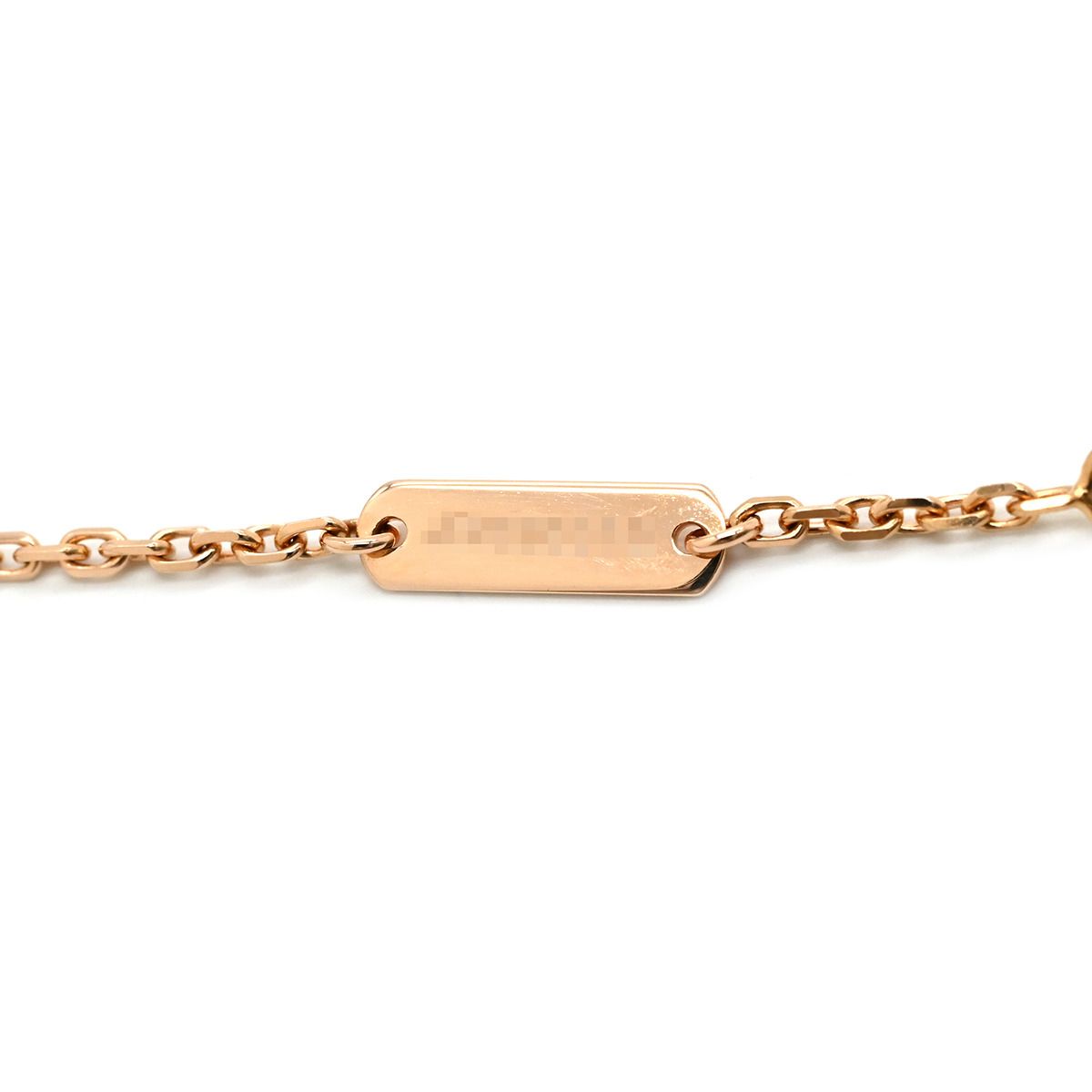 Van Cleef & Arpels Necklace Vintage Alhambra Gray Rose Gold 18K Pink Gold Shell — view 7