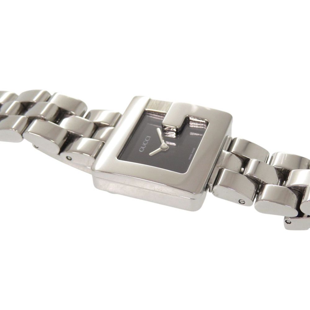 Gucci SS Black Quartz Watch Dial — view 7