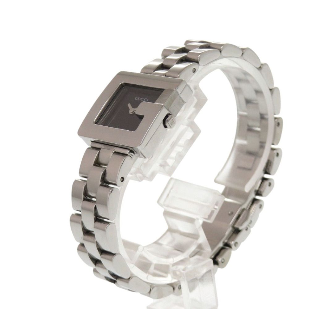 Gucci SS Black Quartz Watch Dial — view 5