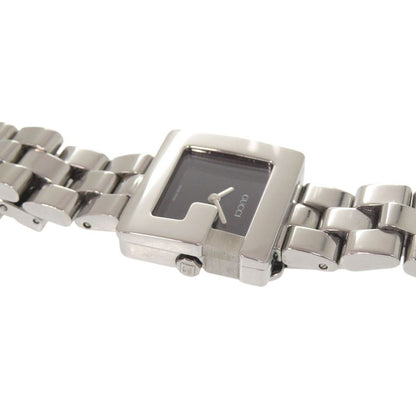 Gucci SS Black Quartz Watch Dial — view 8