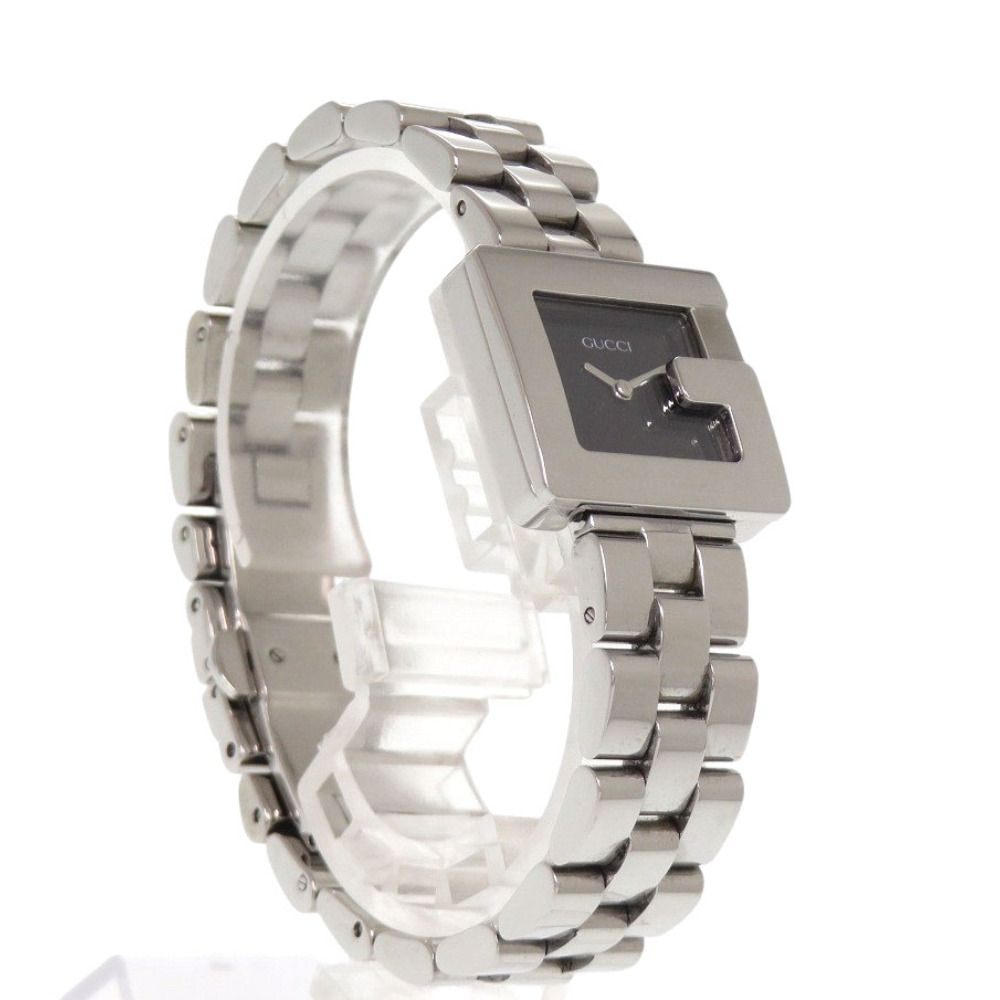 Gucci SS Black Quartz Watch Dial — view 6