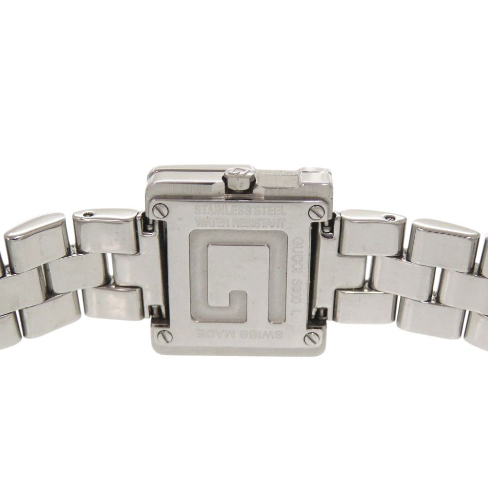 Gucci SS Black Quartz Watch Dial — view 4