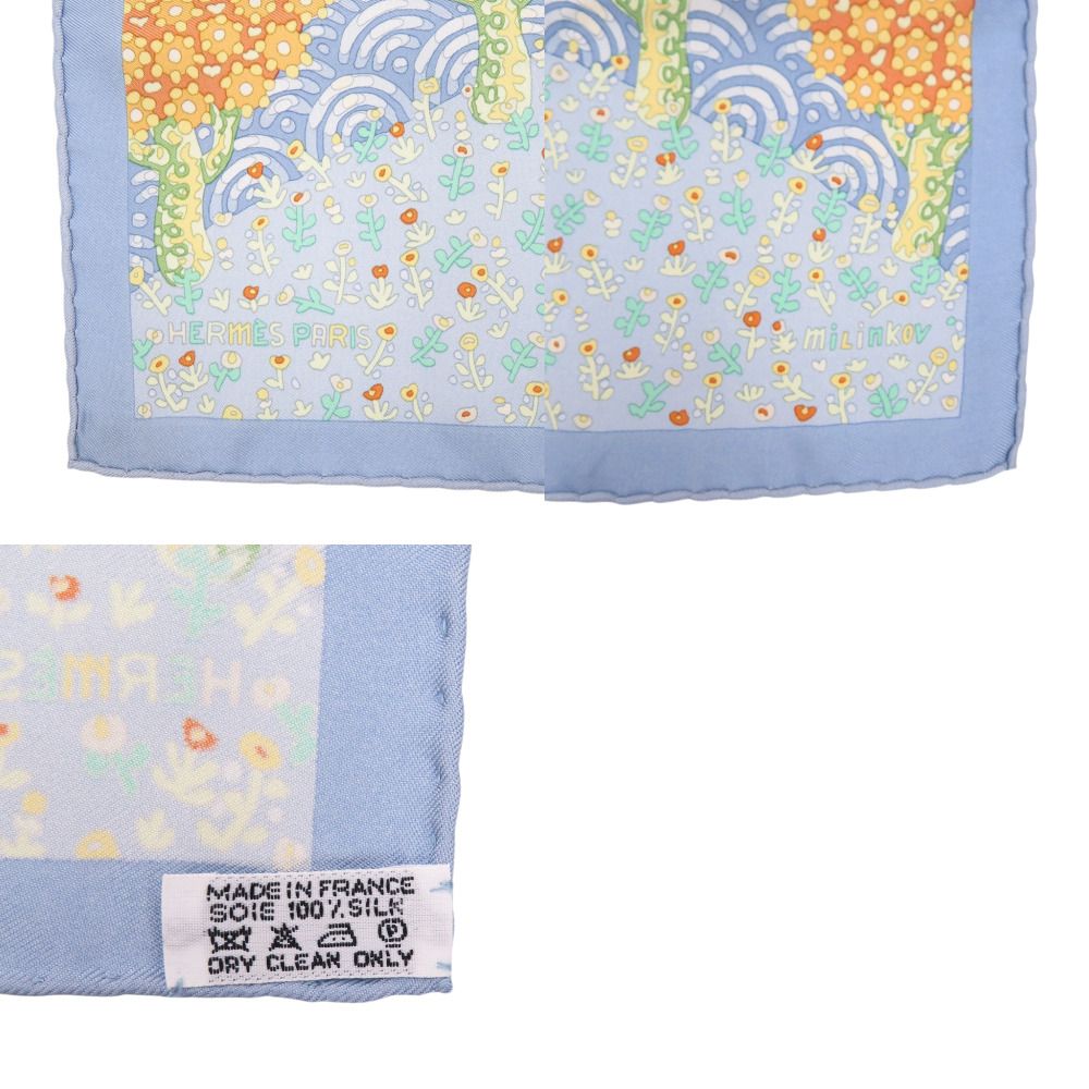 Hermes Petit Carre 45 les Ailes Pleines de Joie Wings of Joy Scarf Silk Light — view 3