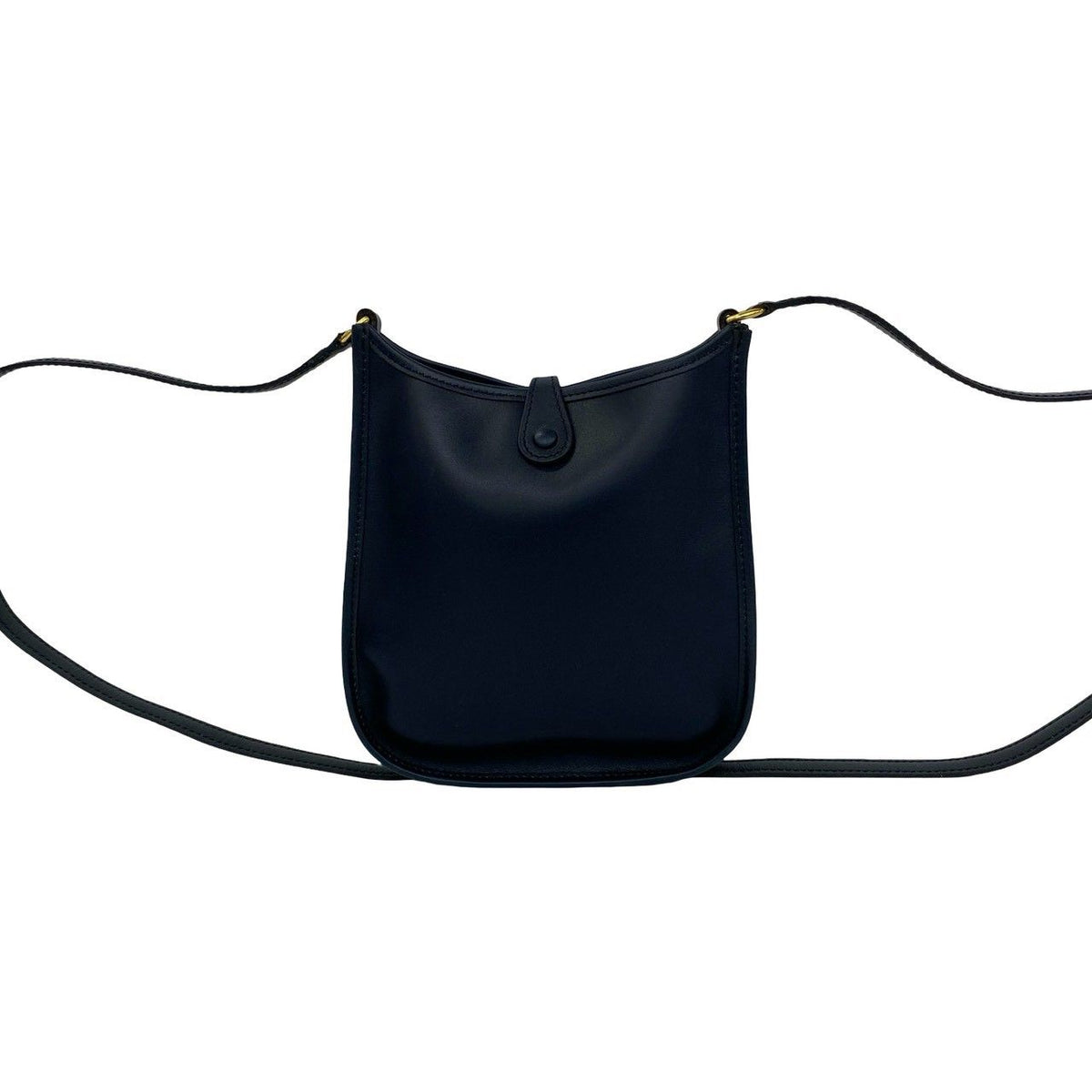 Hermes Evelyne TPM Box Calf Shoulder Bag Pochette Blue Deplus Navy — view 3