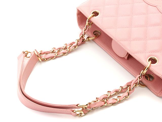 Chanel Petite Shopping Tote Bag PST Pink Caviar 8 — view 4
