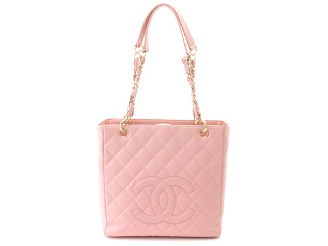 Chanel Petite Shopping Tote Bag PST Pink Caviar 8