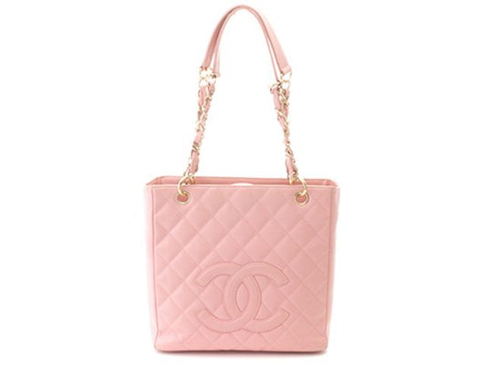 Chanel Petite Shopping Tote Bag PST Pink Caviar 8