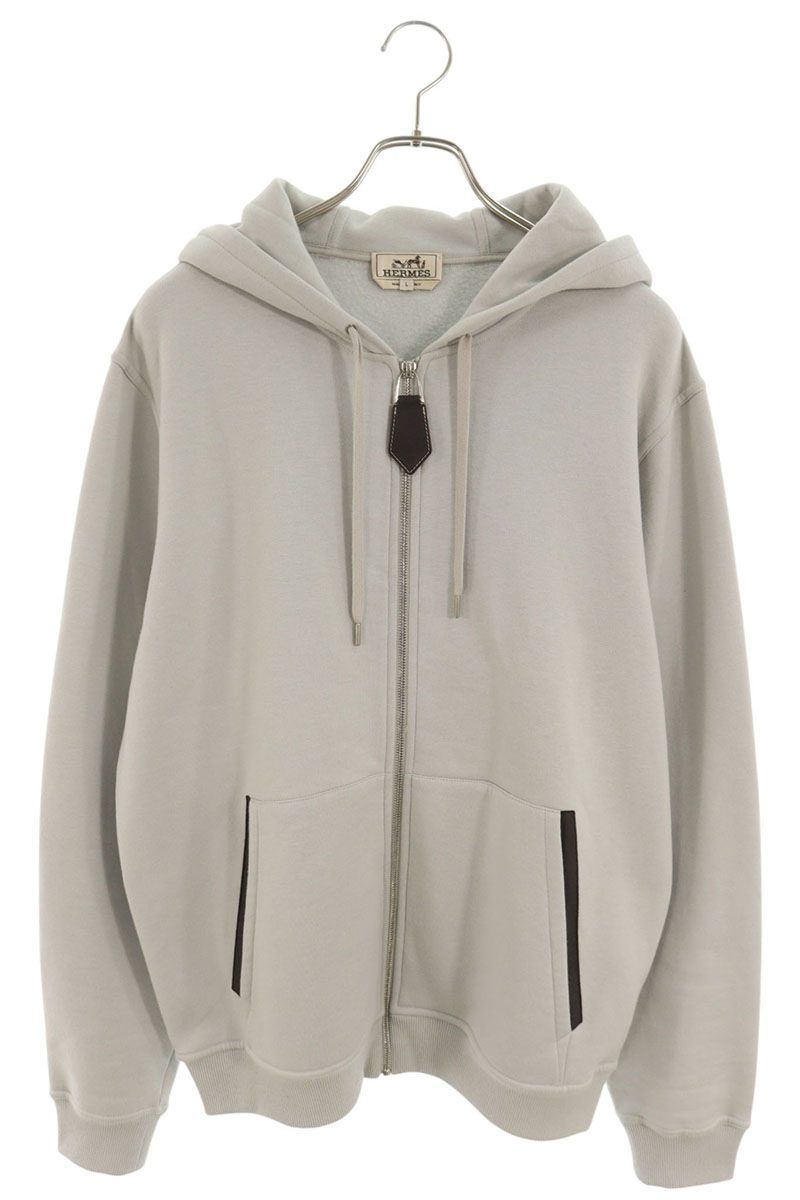 Hermes Cashmere Near Zip Up Hoodie