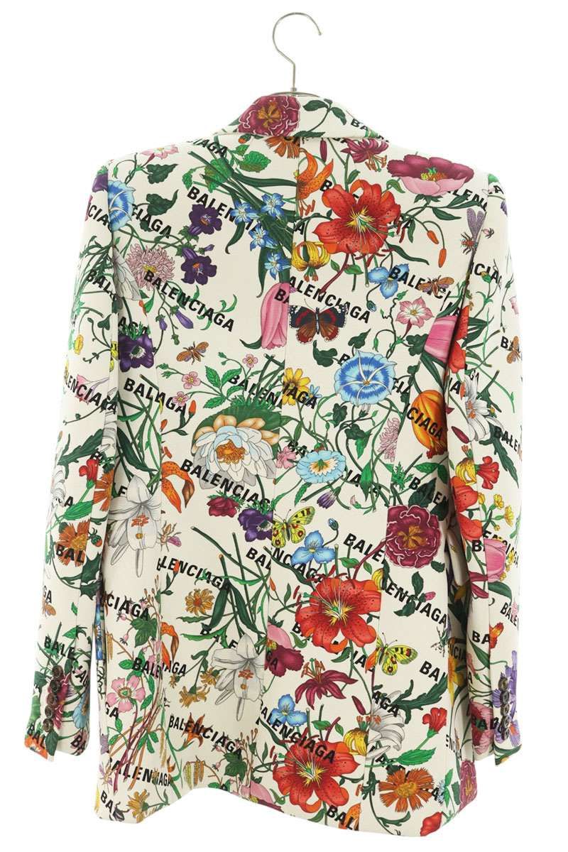 Gucci Floral Logo Print Tailored Jacket 44 — view 2