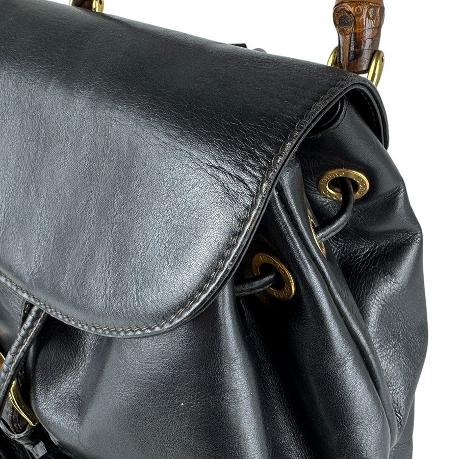 Gucci Backpack Bamboo Black — view 6