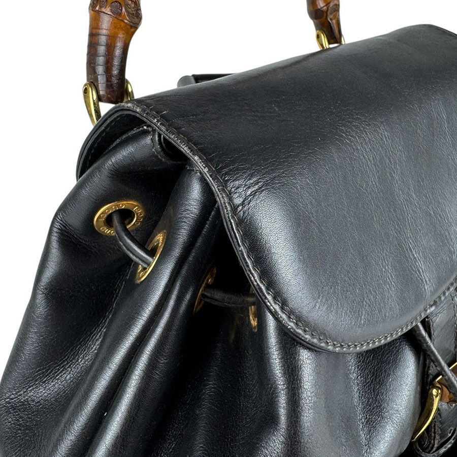 Gucci Backpack Bamboo Black — view 7