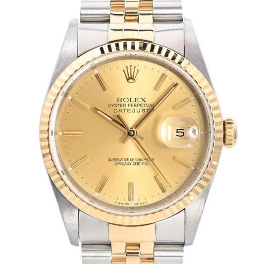 Rolex Watch Datejust Gold