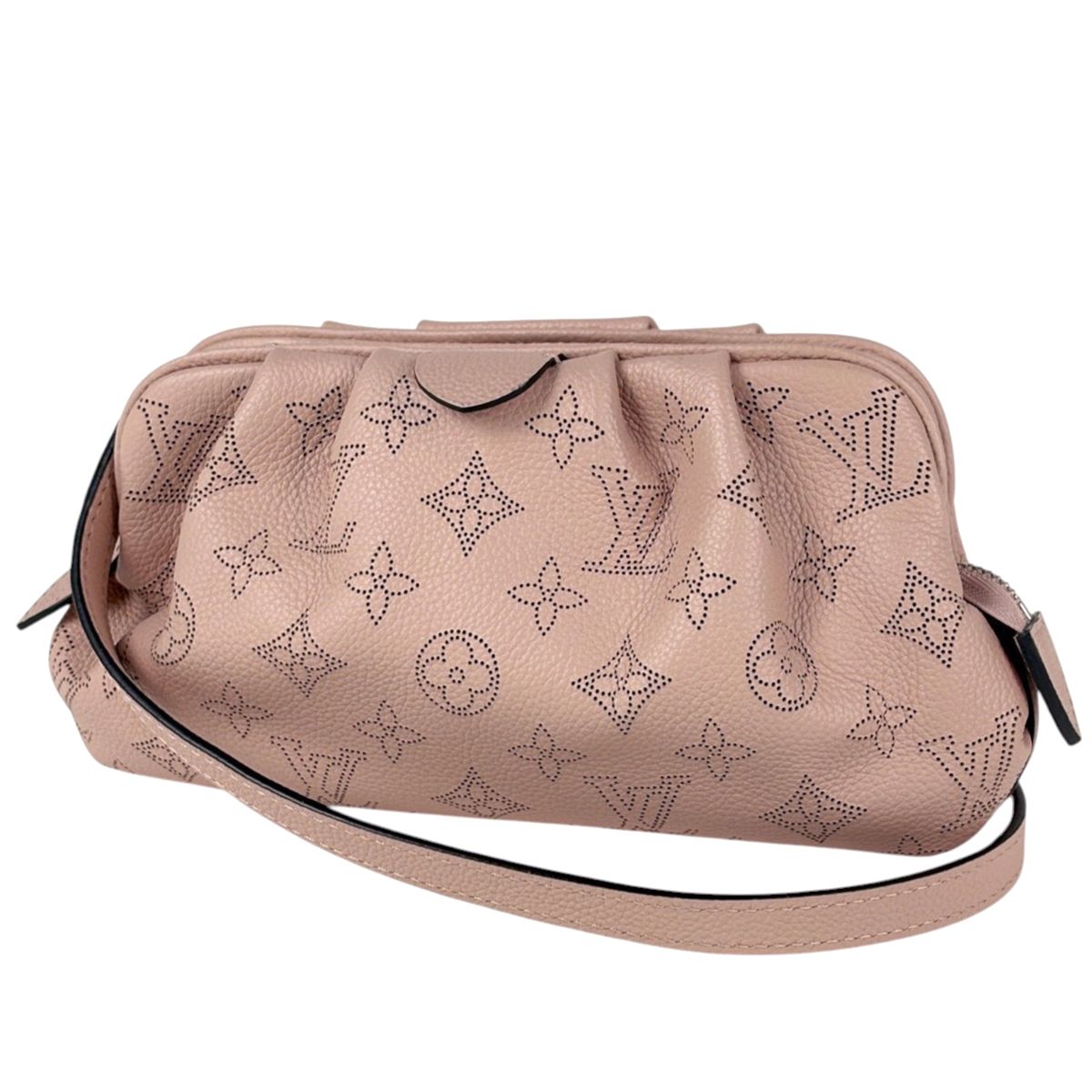 Louis Vuitton Scala Mini Shoulder Bag Monogram Mahina Magnolia