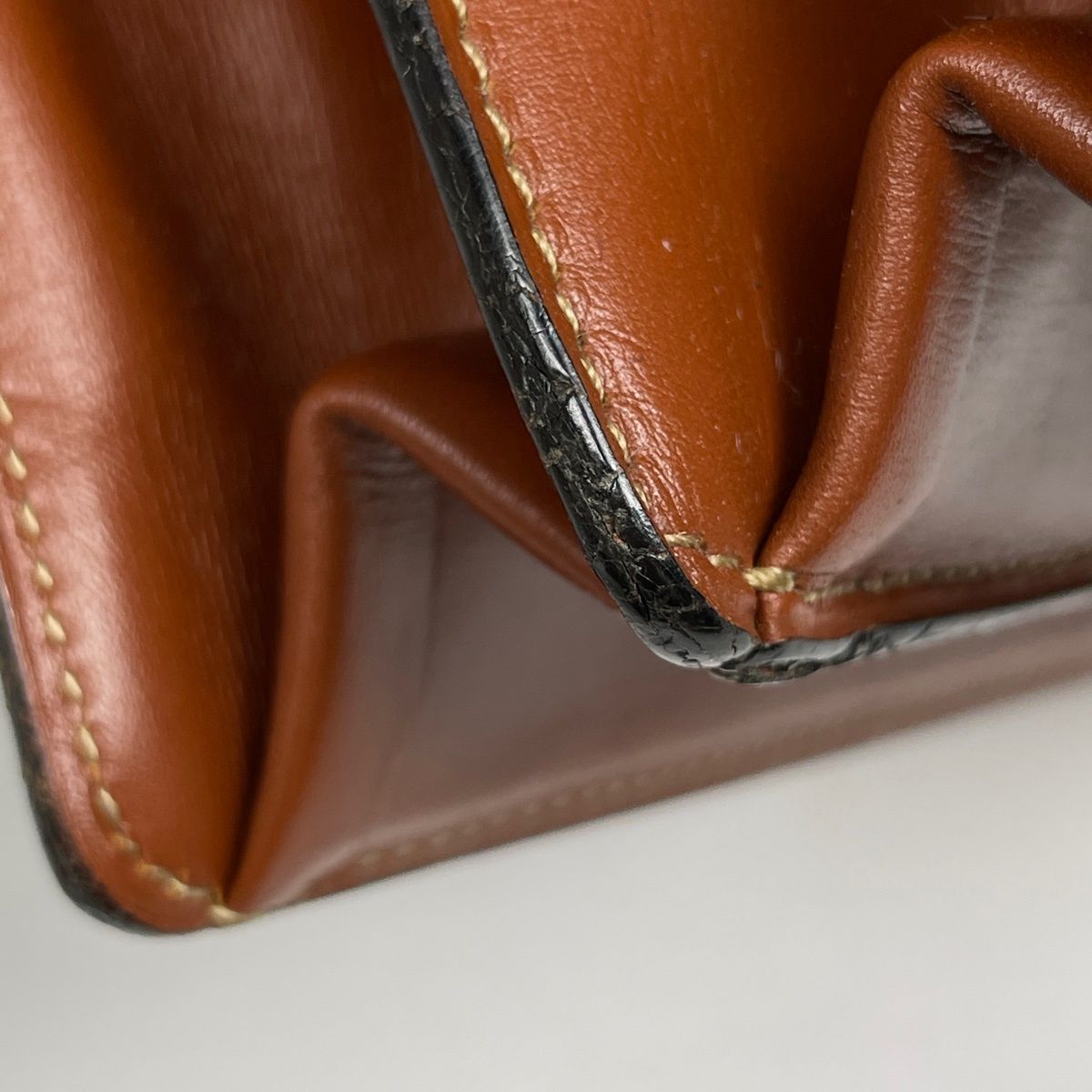 Dior Shoulder Bag Logo Leather Brown — view 3
