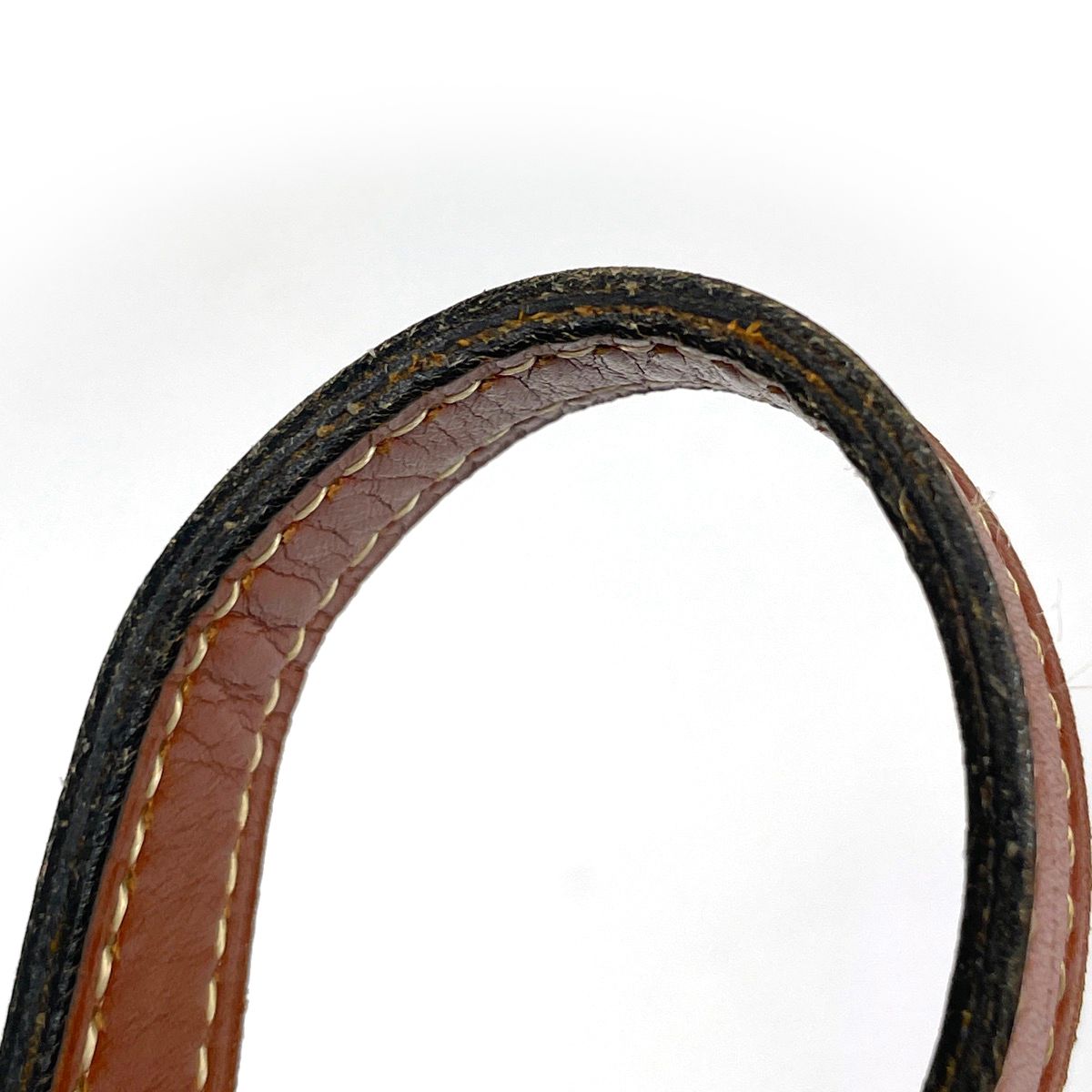Dior Shoulder Bag Logo Leather Brown — view 4