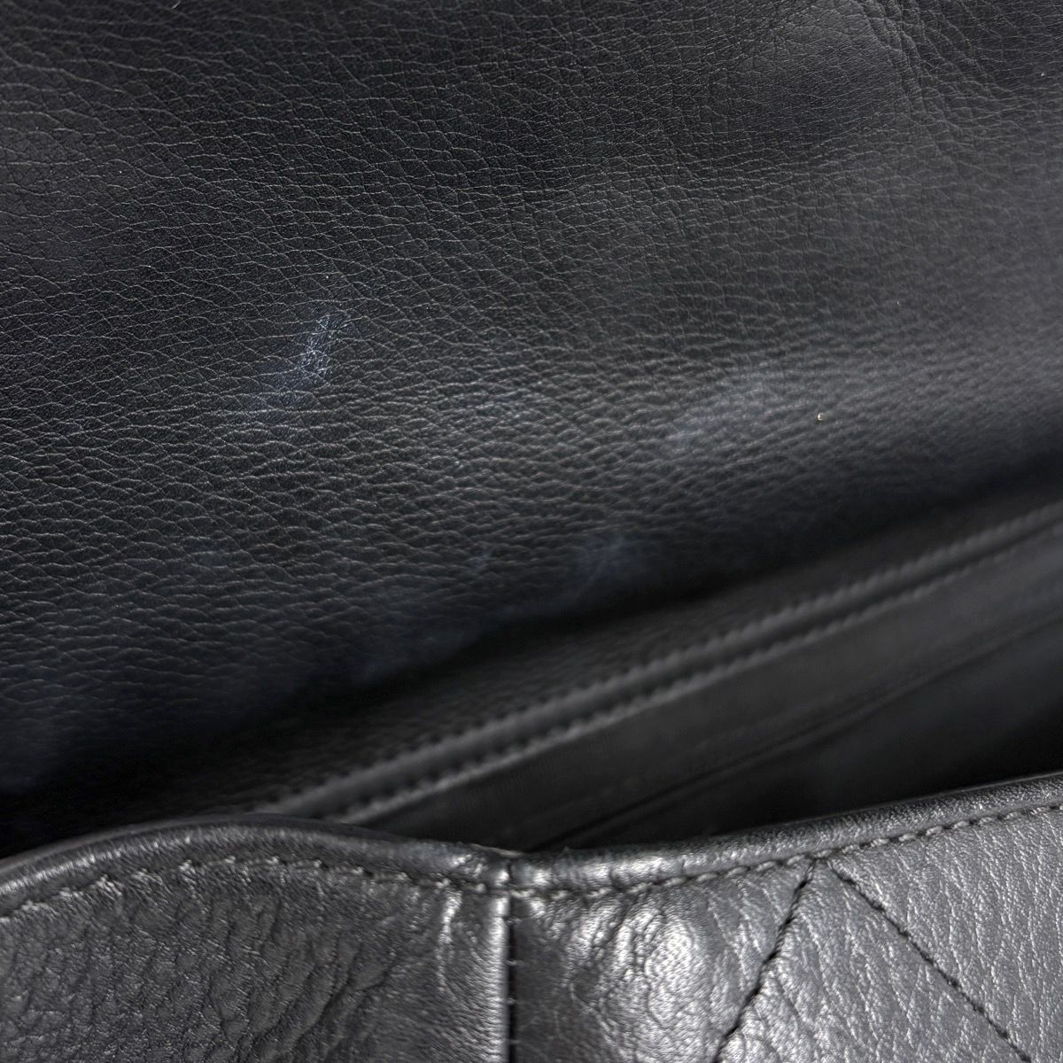 Chanel Tote Bag Small Shopping CC Logo 2-Way Leather Black — view 7