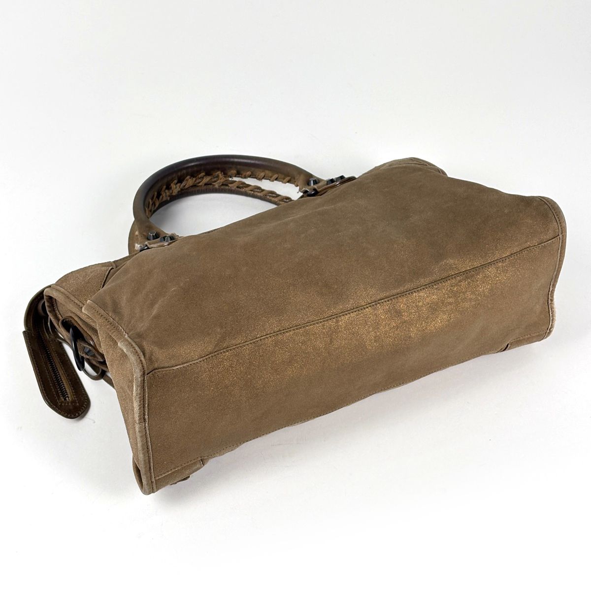 Balenciaga Shoulder Bag the City 2-Way Leather Brown — view 2
