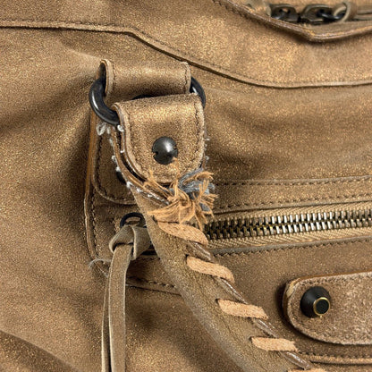 Balenciaga Shoulder Bag the City 2-Way Leather Brown — view 4