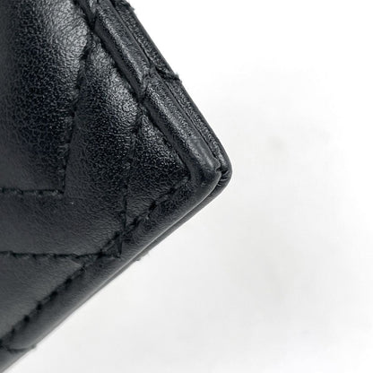 Gucci Card Case GG Marmont Wallet Leather Black — view 3