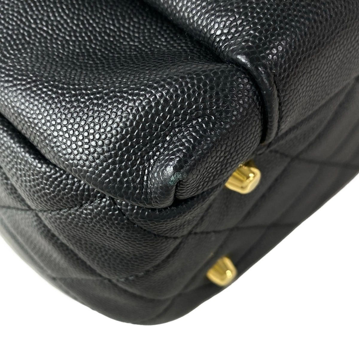 Chanel Backpack Quilted Black 2-Way Chain Shoulder Gold — view 7