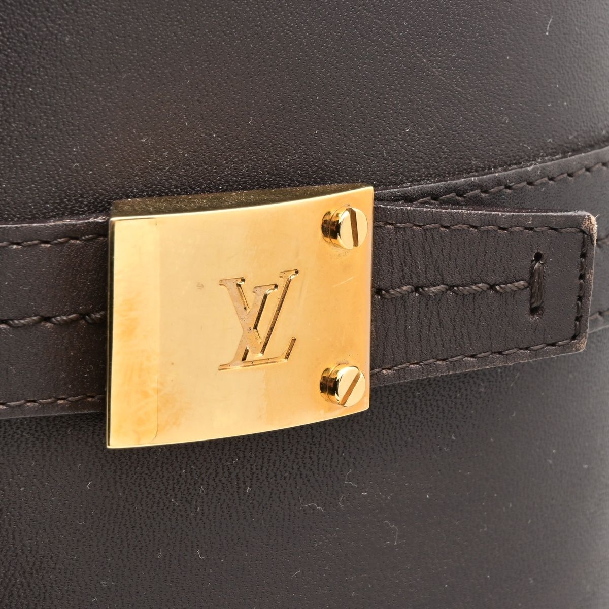 Louis Vuitton Long Boots Dark Brown Leather — view 7