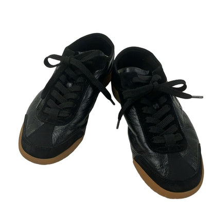 Chanel Sneakers Black Brown CC Logo Leather — view 2