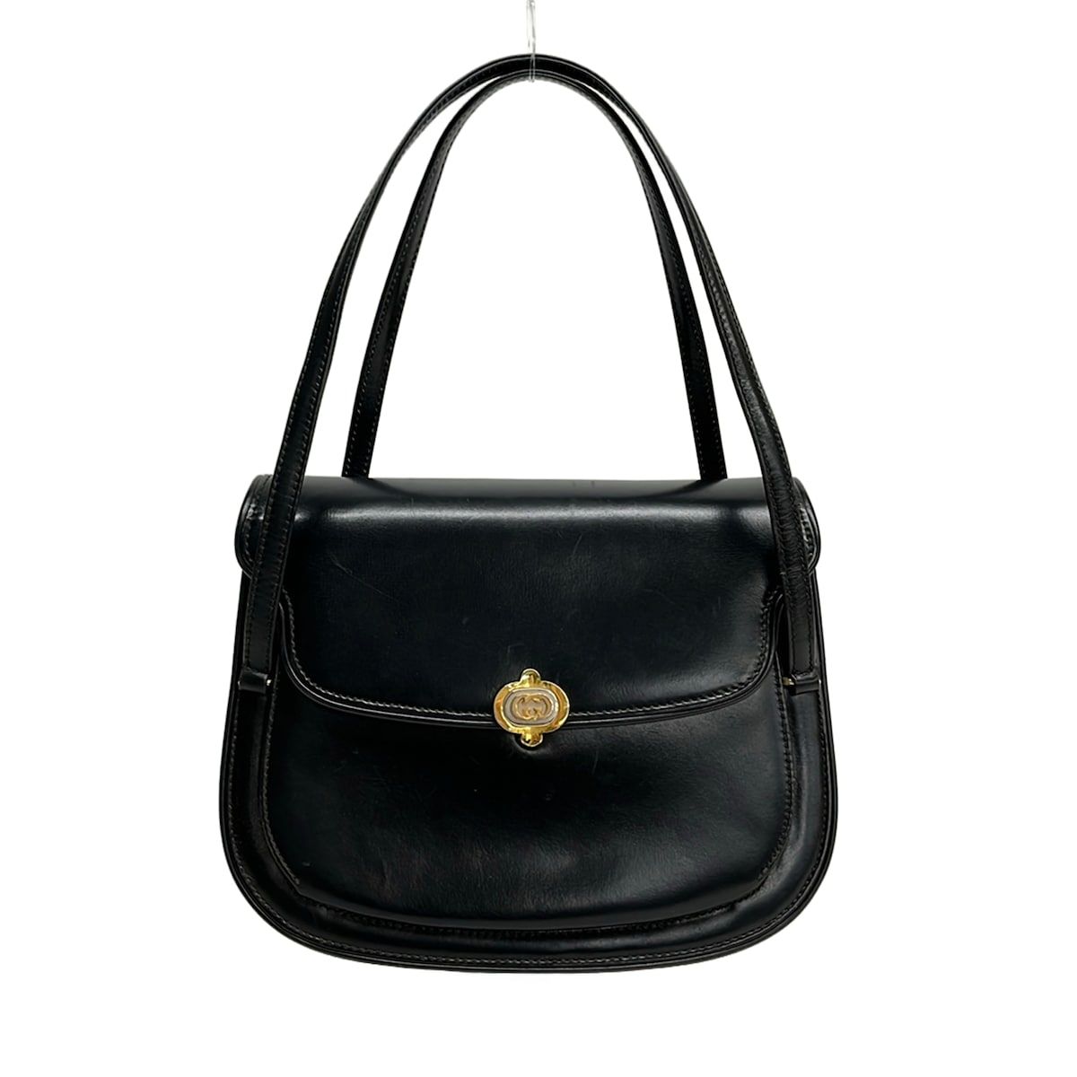 Gucci Handbag Interlocking G Black Leather