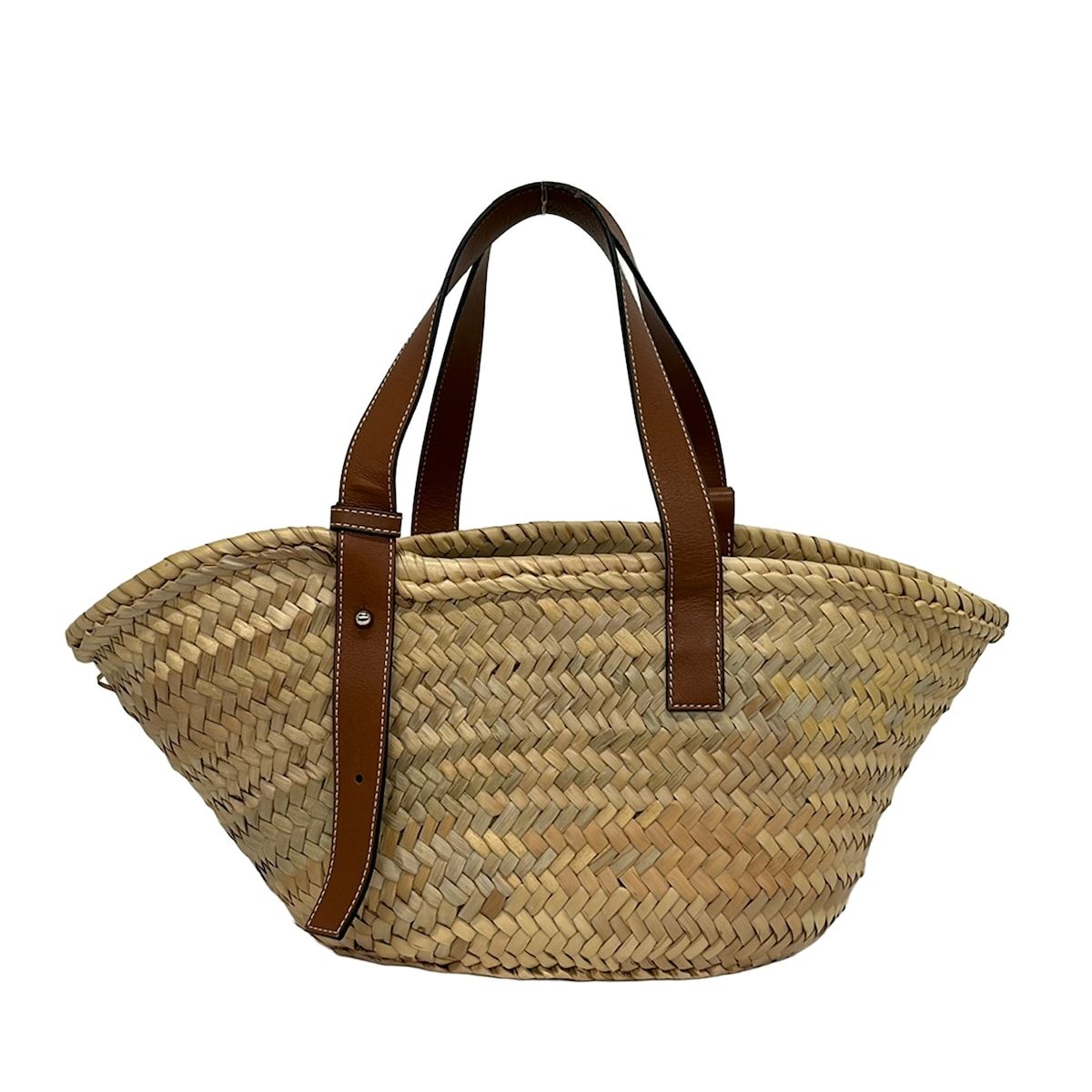 Loewe Tote Bag Basket Beige Brown Leather — view 3