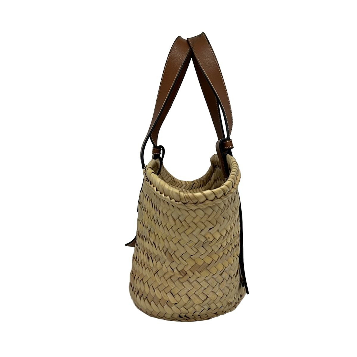 Loewe Tote Bag Basket Beige Brown Leather — view 4