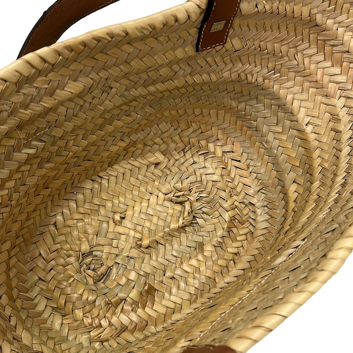 Loewe Tote Bag Basket Beige Brown Leather — view 7