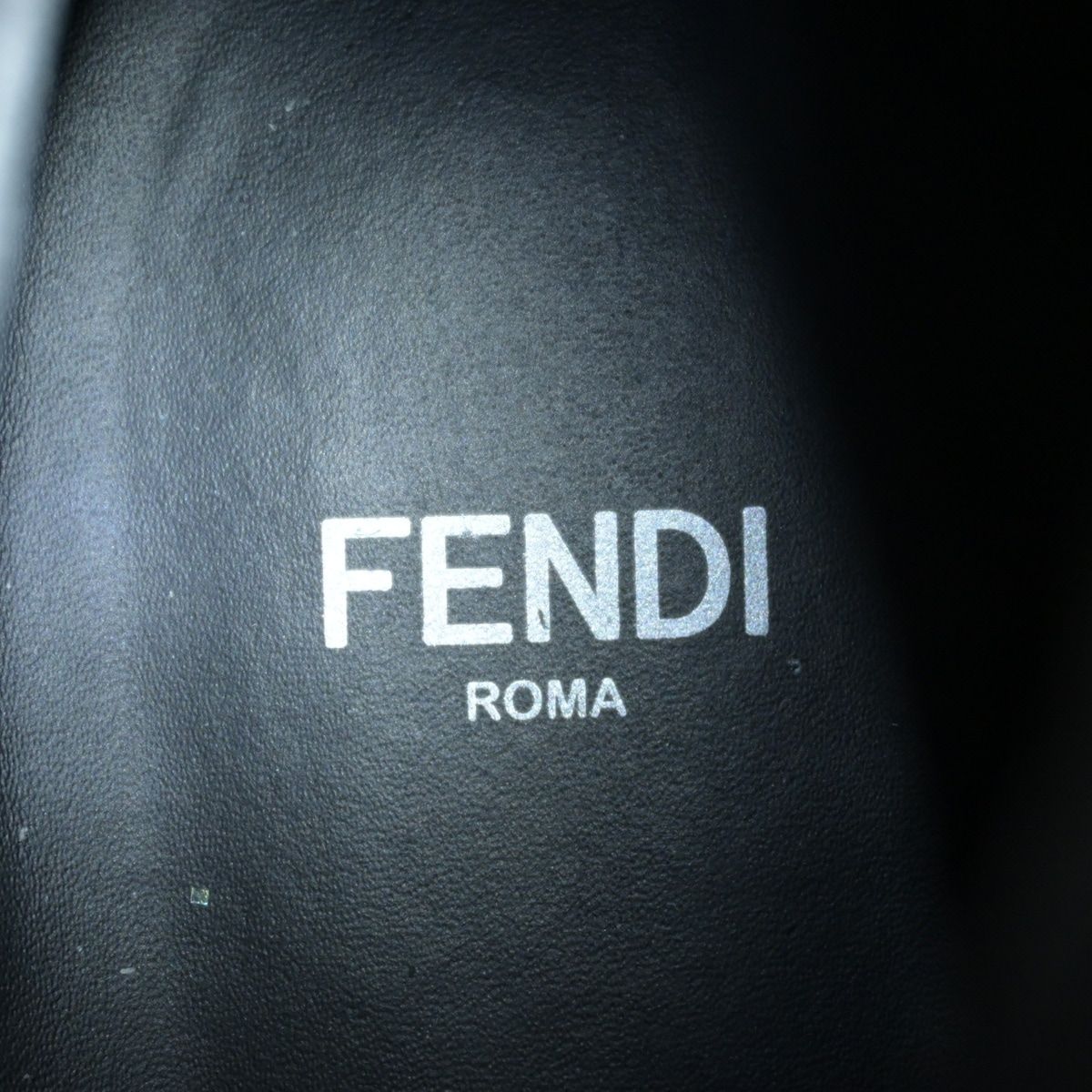 Fendi Boots Rococo Black Beige Brown Lace-up Leather — view 5