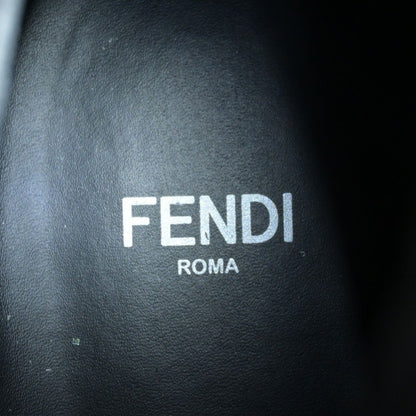 Fendi Boots Rococo Black Beige Brown Lace-up Leather — view 5