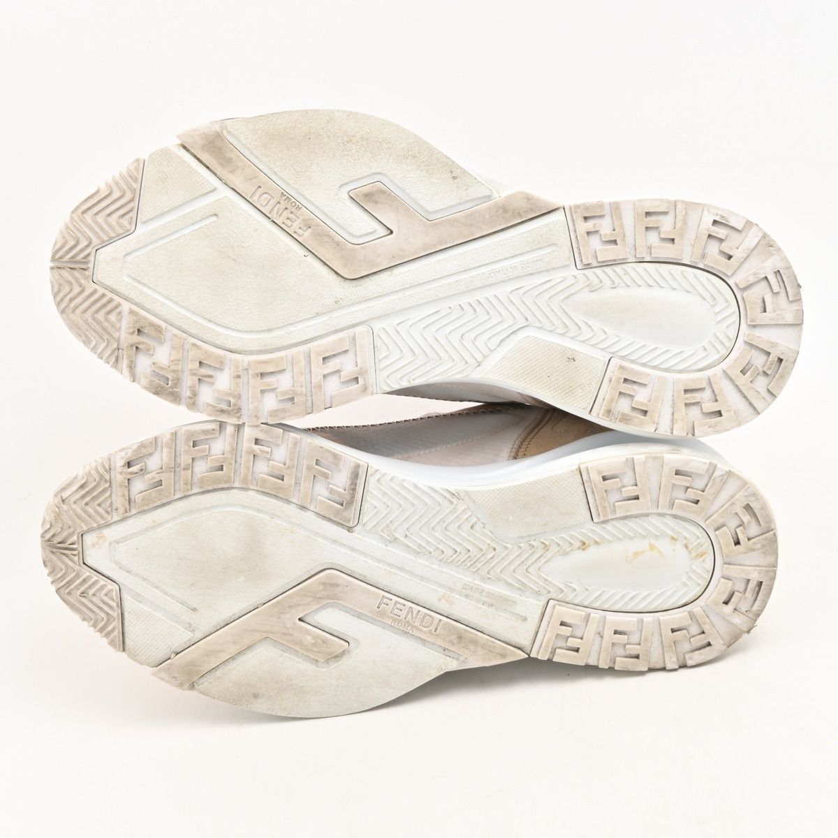 Fendi Sneakers Flow White Beige Multi — view 4