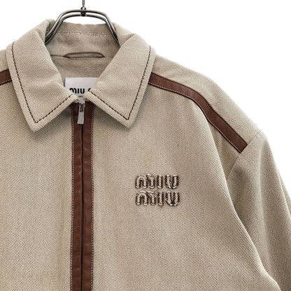 Miu Miu Jacquard Jacket Beige 40 — view 2
