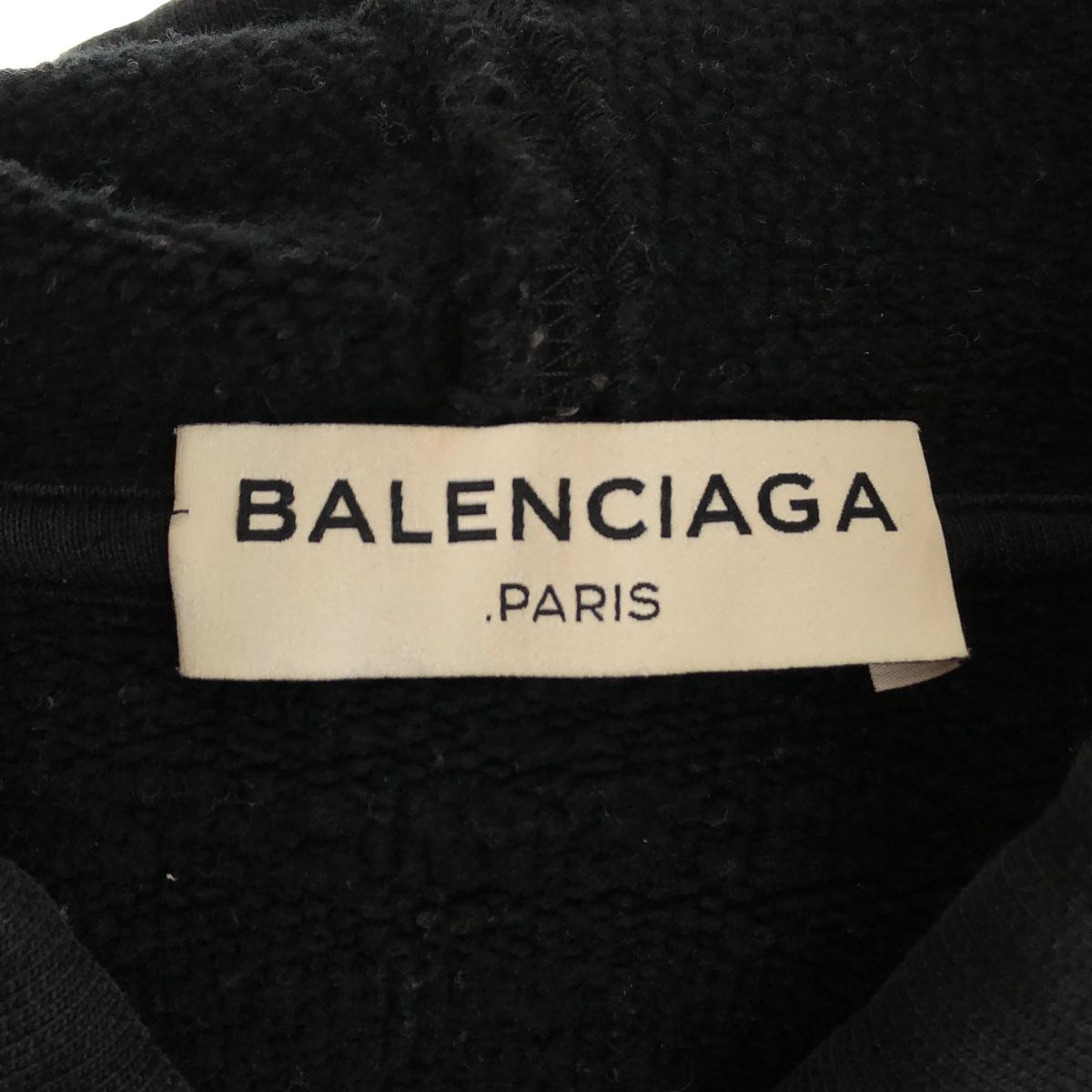 Balenciaga Oversized Pullover Sweatshirt Hoodie Black XS — view 5