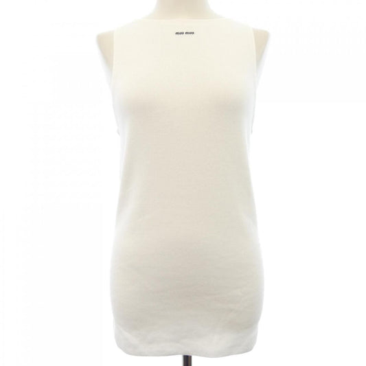 Miu Miu Logo Tank Top