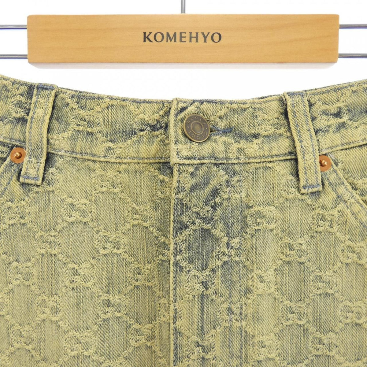 Gucci GG Skirt Yellow — view 5