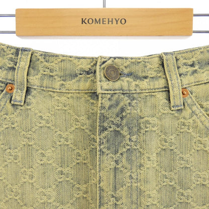 Gucci GG Skirt Yellow — view 5