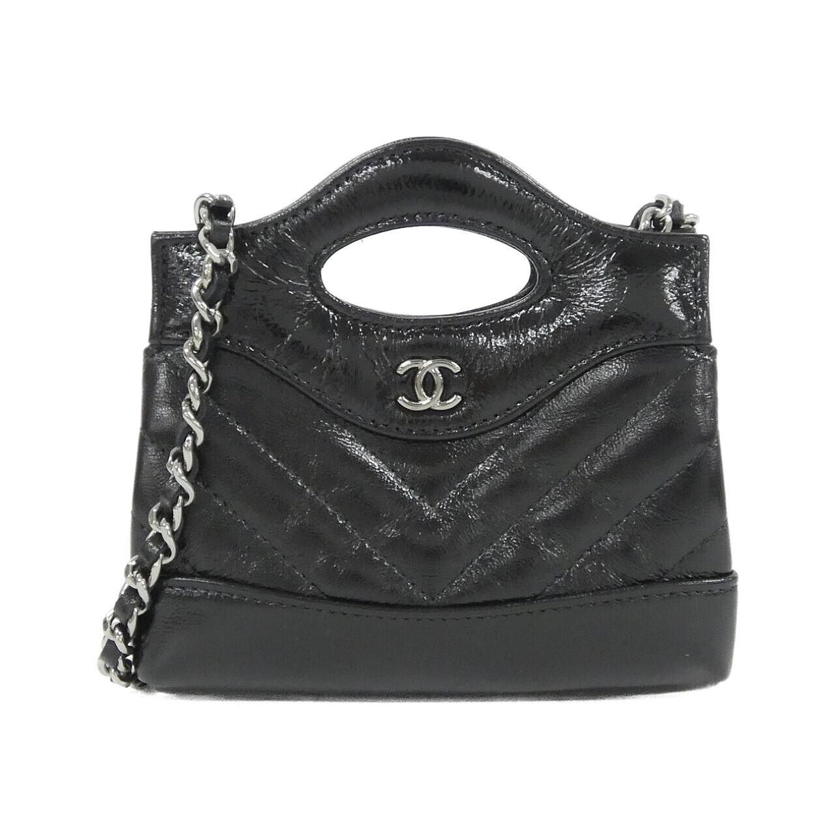 Chanel Chain Clutch Black