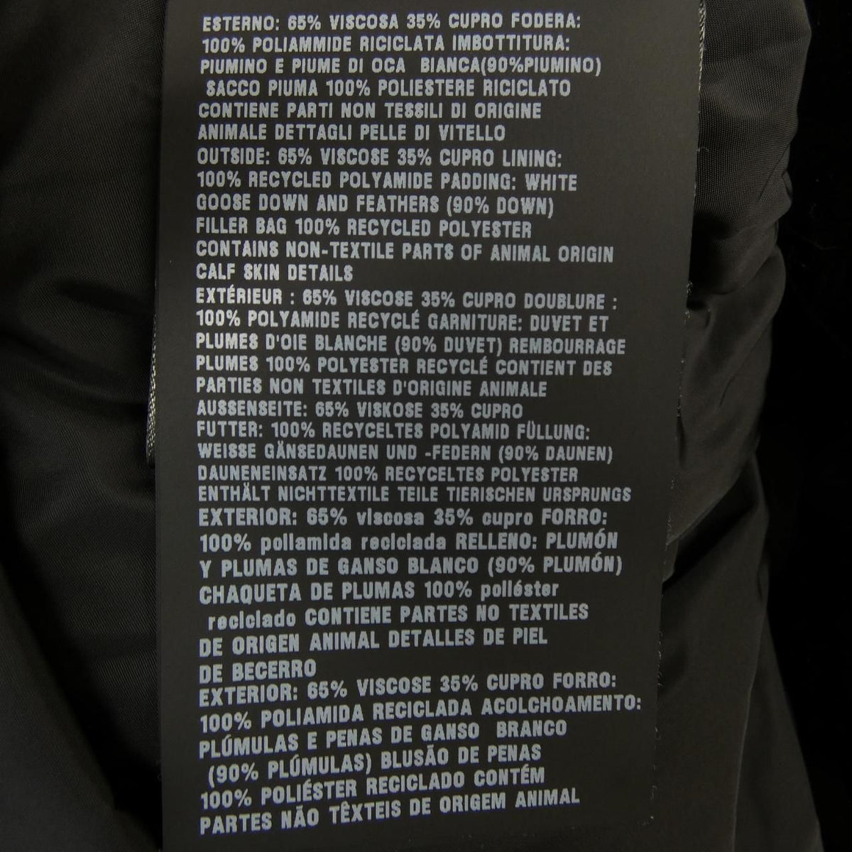 Prada Triangle Logo Down Jacket — view 3