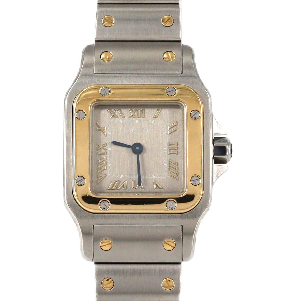 Cartier Santos Galbee SM Stainless Steel Yellow Gold Quartz Watch