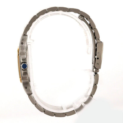 Cartier Santos Galbee SM Stainless Steel Yellow Gold Quartz Watch — view 5