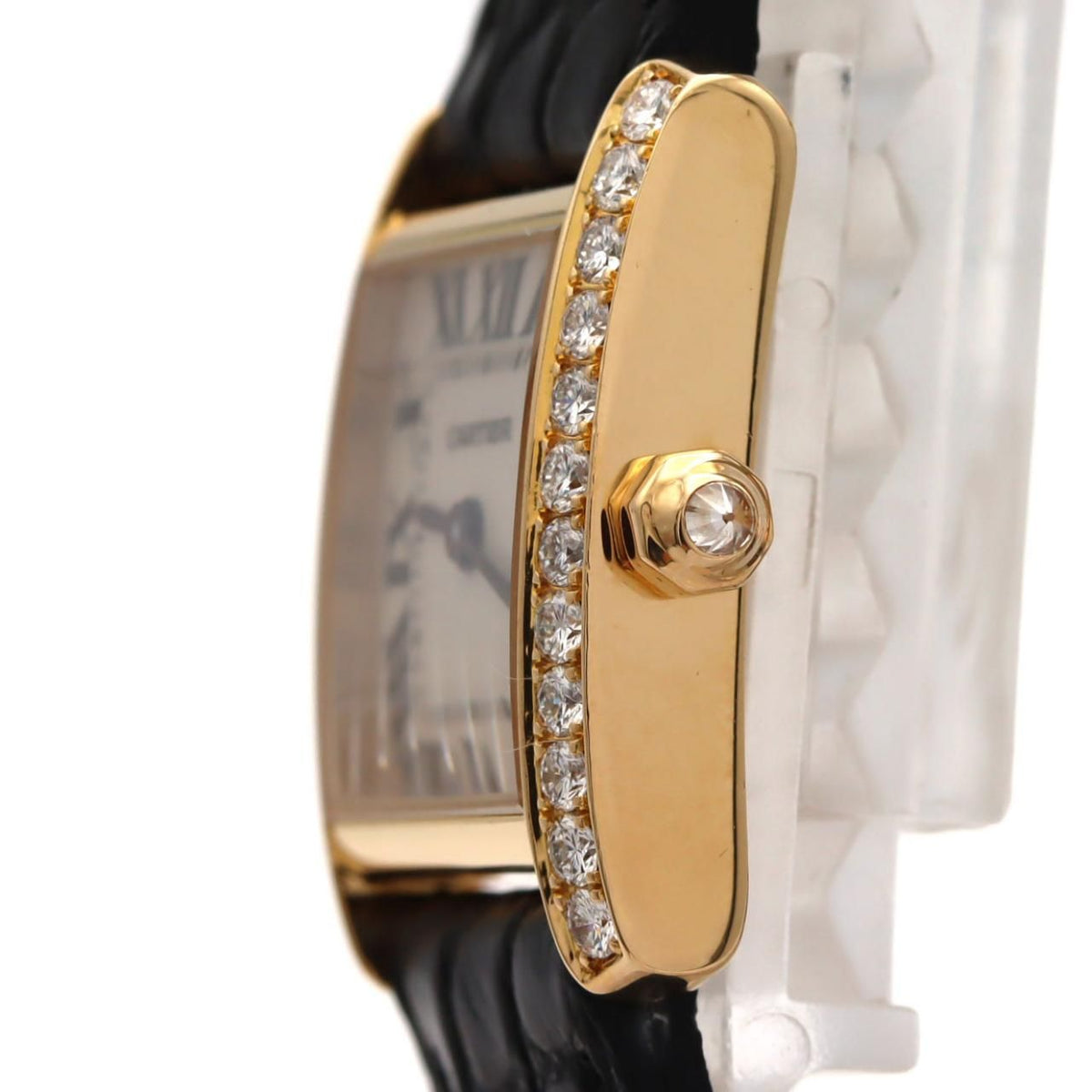 Cartier Tank Francaise SM YG D YG Quartz Watch — view 3