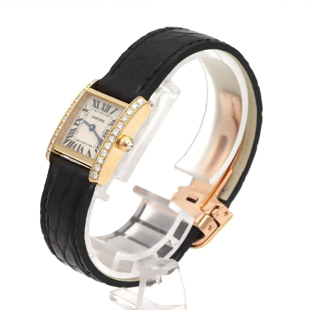 Cartier Tank Francaise SM YG D YG Quartz Watch — view 2