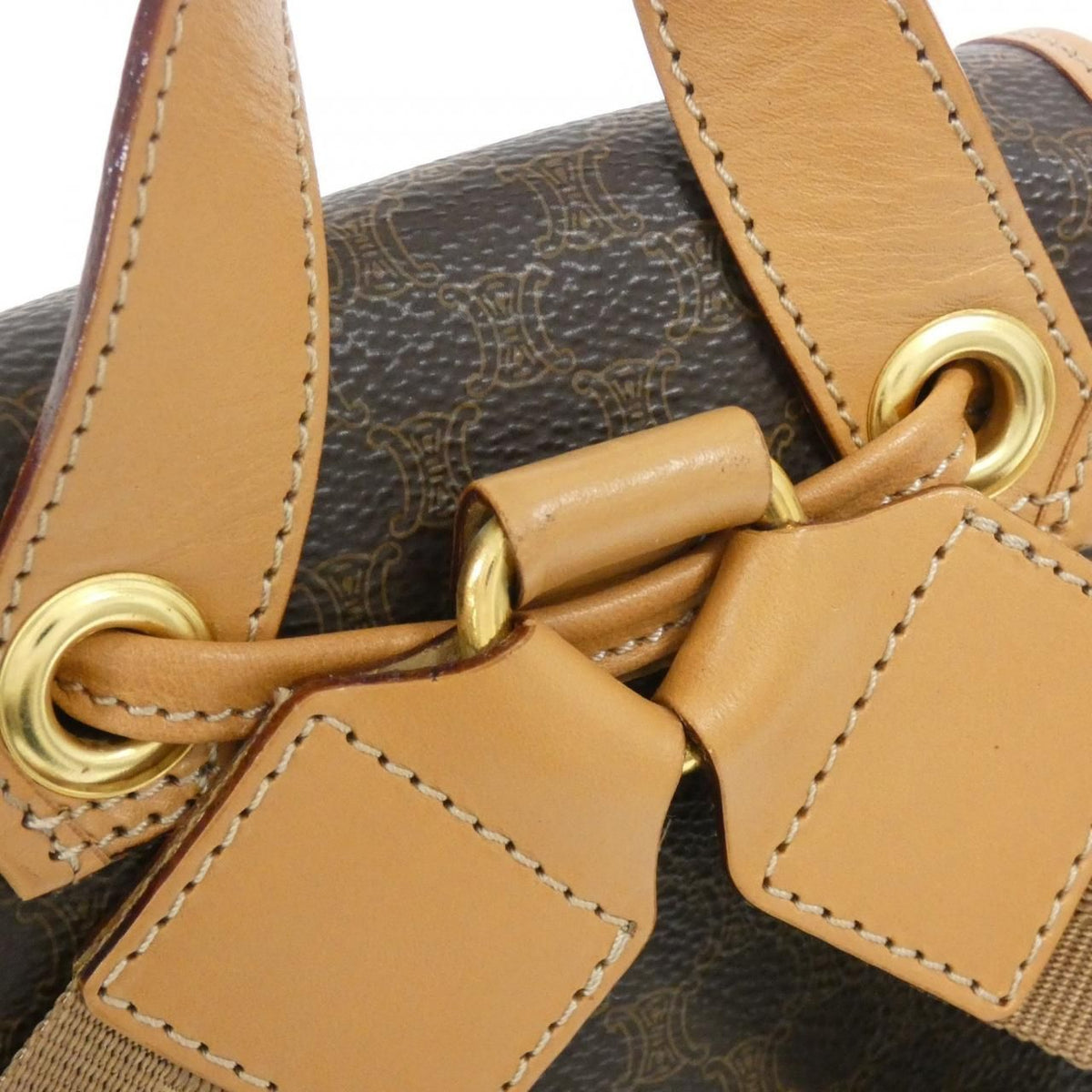 Celine Vintage Backpack Brown — view 7