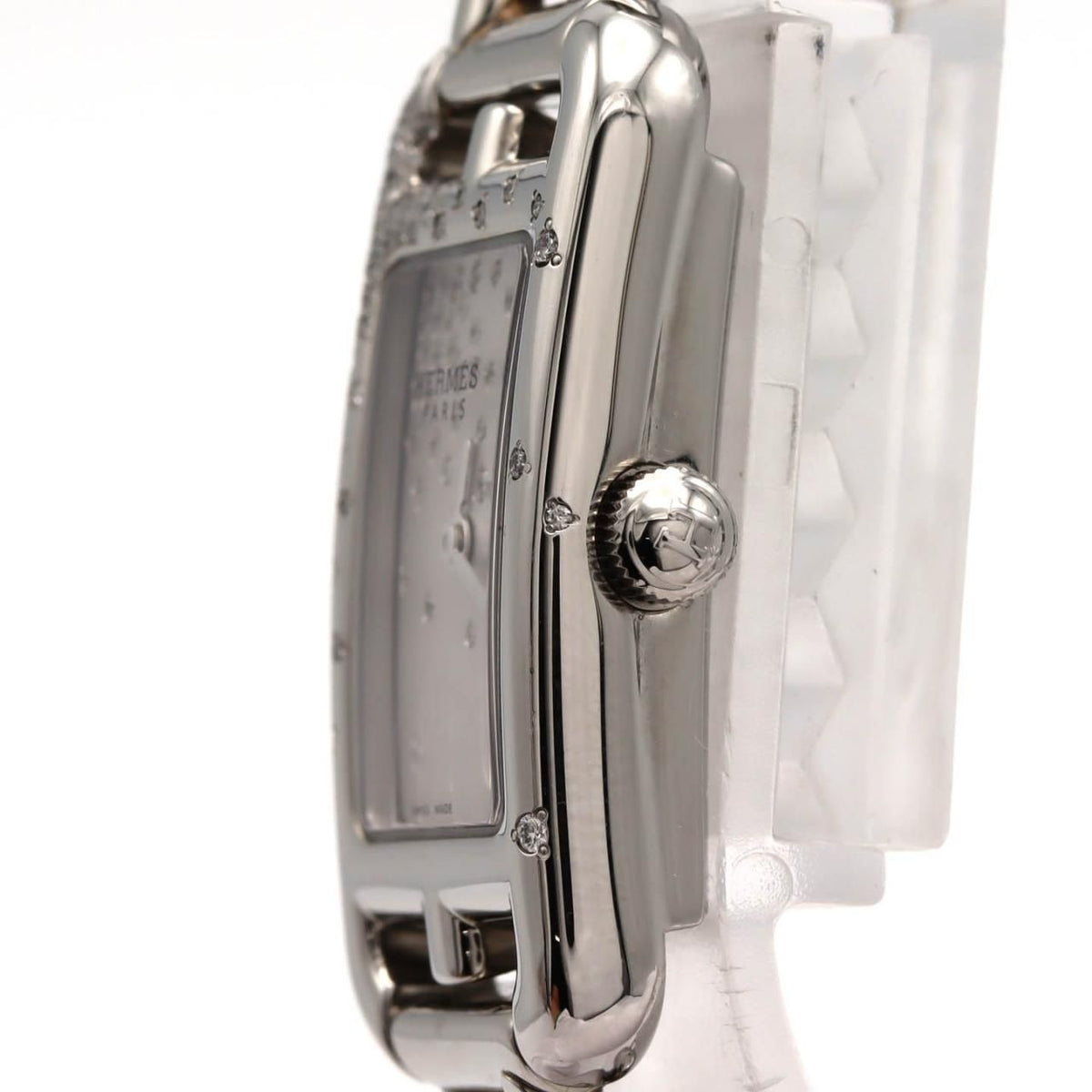 Hermes Nantucket Jetee de Diamant SS Quartz Watch — view 3